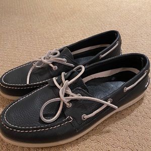 Navy Sperry Boat Shoes Size 10.5